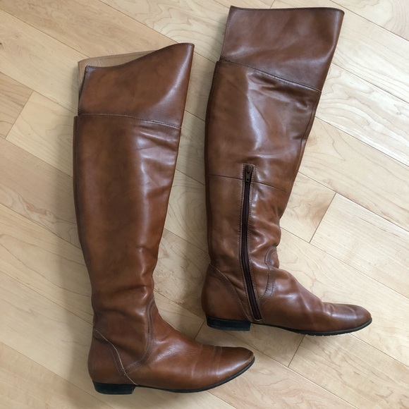 Leather Over The Knee Aldo Boots Size 9 - Picture 1 of 8